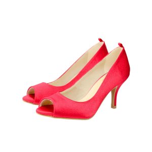 WAJ WJ005 Bridal Wedding Shoes - Red